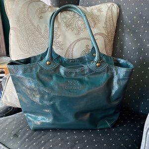 Coach Patent Leather Tote